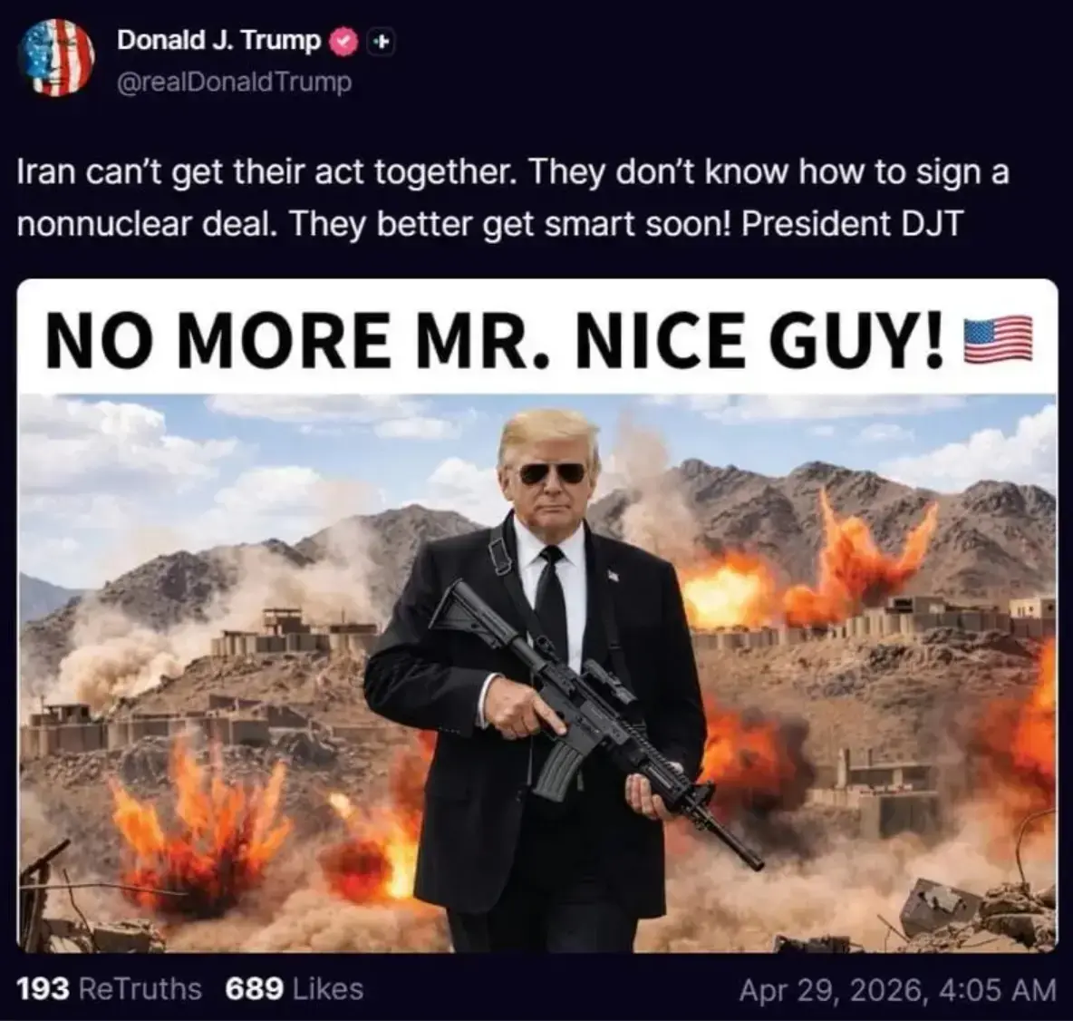 توئیت ترامپ 2