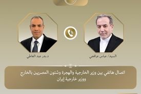 تاکید وزیر خارجه مصر بر تلاش برای تثبیت آتش‌بس در تماس تلفنی با عراقچی