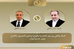 تاکید وزیر خارجه مصر بر تلاش برای تثبیت آتش‌بس در تماس تلفنی با عراقچی