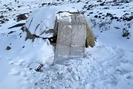 نخستین برف پاییزی کلاردشت را سفیدپوش کرد