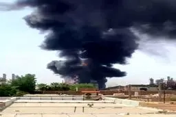 آتش‌سوزی گسترده در شرکت پالایش نفت آبادان