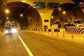 هر دو مسیر تونل نیایش از ساعت 24 امشب مسدود است