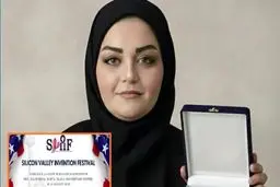 مریم نوری بالانجی مخترع ایرانی مدال طلای نخبگان دنیا را به گردن آویخت