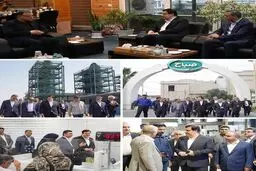 دیدار مدیرعامل بانک ملت با استاندار گلستان و بازدید از مجموعه های تولیدی و صنعتی این استان