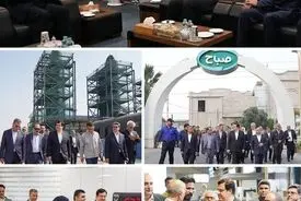 دیدار مدیرعامل بانک ملت با استاندار گلستان و بازدید از مجموعه های تولیدی و صنعتی این استان
