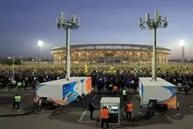 تدابیر ویژه ارتباطی همراه اول در ورزشگاه پارس شیراز برای مسابقه فجر سپاسی و استقلال