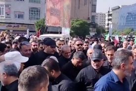 مراسم تشییع پیکر شهدای اقتدار با حضور پزشکیان
