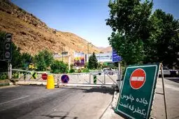 پلیس از یک طرفه شدن جاده چالوس خبر داد