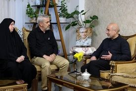 قالیباف در دیدار با خانواده شهید سپهبد باقری: جنگ ۱۲ روزه ما را ۵۰ سال جلو انداخت