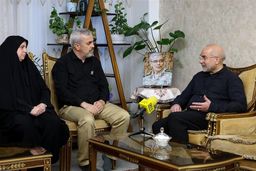 قالیباف در دیدار با خانواده شهید سپهبد باقری: جنگ ۱۲ روزه ما را ۵۰ سال جلو انداخت