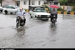 بارش باران در نقاط مختلف کشور