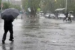 وزش باد و بارش باران عصر امروز در ۱۴ استان تشدید می‌شود
