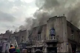 گراند هتل تهران در آتش سوخت