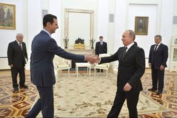 بشار اسد و پوتین در کاخ کرملین دیدار کردند