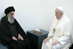 پاپ: دیدارم با سیستانی فراموش نشدنی است