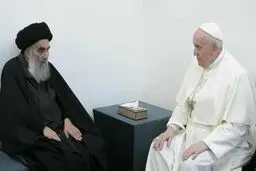 پاپ: دیدارم با سیستانی فراموش نشدنی است