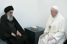 پاپ: دیدارم با سیستانی فراموش نشدنی است