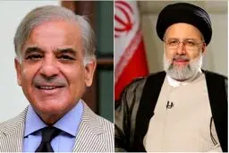 دعوت شهباز شریف از رئیسی برای سفر به پاکستان