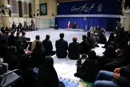 دیدار خانواده شهدای حادثه تروریستی شاهچراغ با رهبر انقلاب