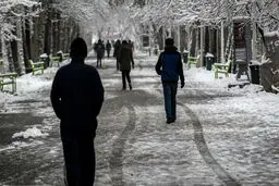 ورود سامانه بارشی به کشور/ یخبندان در برخی استان‌ها