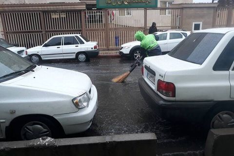 بارش برف وباران در ۵ استان/ احتمال آبگرفتگی معابر و افت فشار گاز