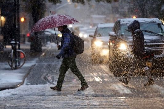 بارش برف و باران در نقاط مختلف کشور