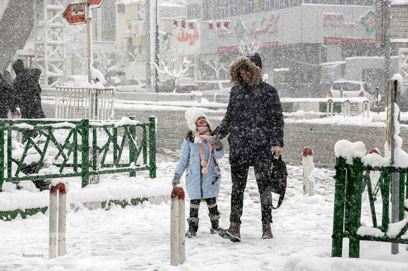بارش برف و باران در بیشتر استانها/ کاهش دما تا ۸ درجه در غالب نقاط کشور
