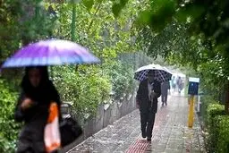 بارش باران در نقاط مختلف کشور/خیزش گردوخاک در ۴ استان