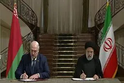 ایران و بلاروس ۸ تفاهم‌نامه همکاری امضا کردند