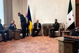 دیدار وزیر خارجه اوکراین با الجولانی، رئیس تحریرالشام