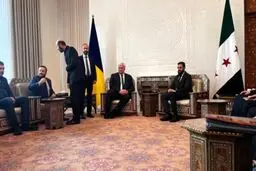 دیدار وزیر خارجه اوکراین با الجولانی، رئیس تحریرالشام