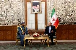 دیدار وزیر خارجه عمان با رئیس مجلس شورای اسلامی