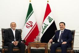 السودانی: پیگیر اجرایی شدن پروژه‌های مشترک با ایران و عراق هستیم