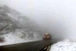 در جاده‌های ۳ استان مه‌گرفتگی گزارش شده است