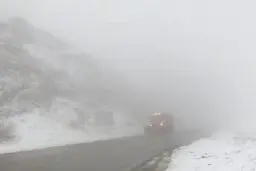 در جاده‌های ۳ استان مه‌گرفتگی گزارش شده است
