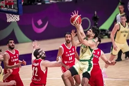 اولین مدال کاروان ایران ثبت شد؛ تیم ملی بسکتبال ایران چین را شکست داد