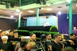 مراسم تشییع پیکر آیت‌الله حسن صانعی برگزار شد