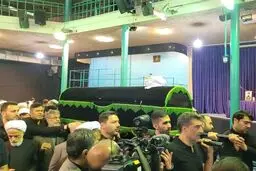مراسم تشییع پیکر آیت‌الله حسن صانعی برگزار شد