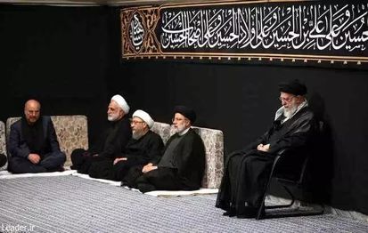 اولین شب عزاداری اباعبدالله الحسین(ع) با حضور رهبر انقلاب برگزار شد