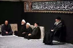 اولین شب عزاداری اباعبدالله الحسین(ع) با حضور رهبر انقلاب برگزار شد