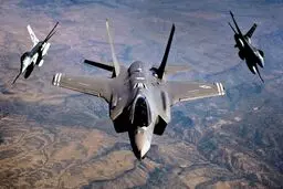 جنگنده‌های رادار گریز F-35 آمریکا در رصد پدافند ارتش ایران