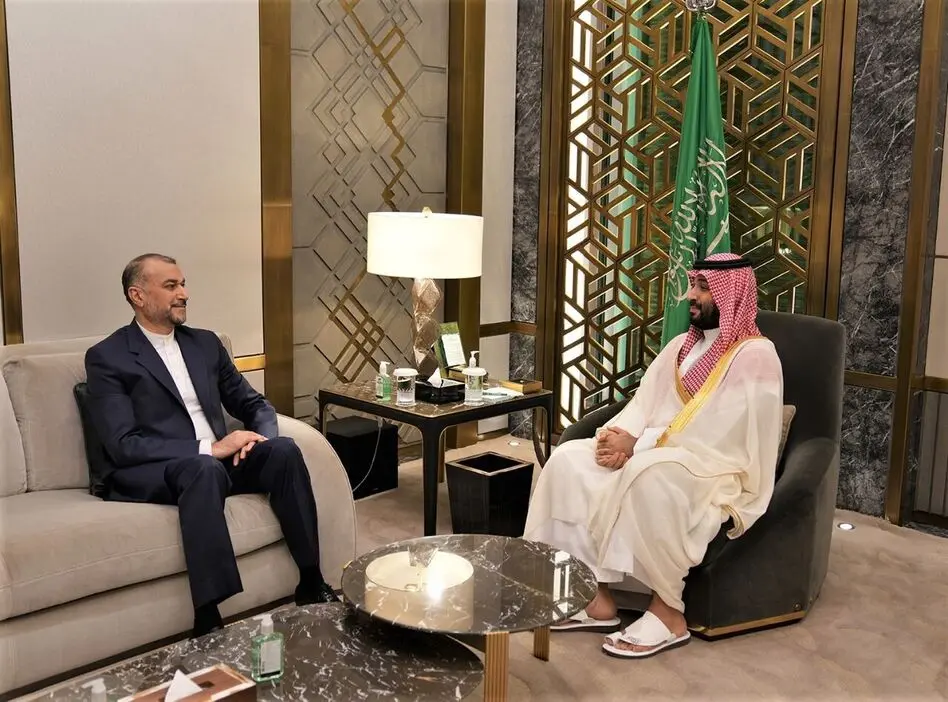 امیرعبداللهیان با محمد بن‌ سلمان دیدار کرد با محمد بن‌ سلمان دیدار کرد