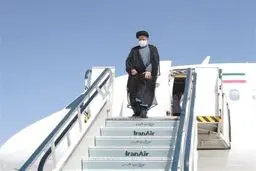 رئیس جمهوربرای افتتاح فاز ۱۱ پارس جنوبی  وارد عسلویه شد