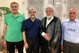مشاوران میرحسین موسوی با کروبی دیدار کردند