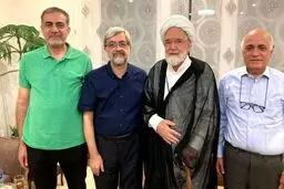 مشاوران میرحسین موسوی با کروبی دیدار کردند