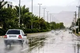بارش باران در برخی از  استان های کشور