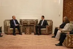 دیدار امیرعبداللهیان با رئیس‌جمهور سوریه