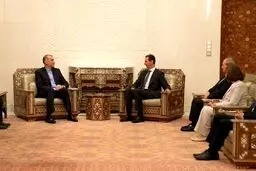 دیدار امیرعبداللهیان با رئیس‌جمهور سوریه