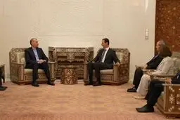 دیدار امیرعبداللهیان با رئیس‌جمهور سوریه