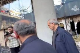 بازدید میدانی پزشکیان از ساختمان شیشه‌ای صداوسیما